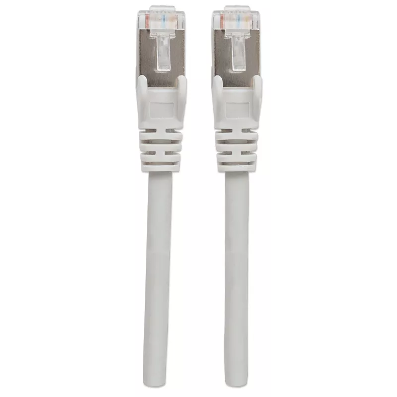 Intellinet tīkls komutācijas kabelis, Cat6A, 1m, pelēka, Copper, S/FTP, LSOH / LSZH, PVC, RJ45, Gold Plated Contacts, Snagless, Booted, Lifetime Warranty