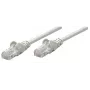 Intellinet tīkla komutācijas kabelis, Cat5e, 0,25 m, pelēks, CCA, SF/UTP, PVC, RJ45, apzeltīti kontakti, bezķērājains, ar uzmavu, mūža garantija