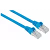 Intellinet tīkla ielāpu vads, Cat7 vads/Cat6A spraudņi, 0,25 m, zils, varš, S/FTP, LSOH / LSZH, PVC, RJ45, zeltīti kontakti, bez aizķeršanās, ar uzmavu, mūža garantija