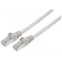 Intellinet tīkla komutācijas kabelis, Cat7 kabelis/Cat6A spraudņi, 2m, pelēks, varš, S/FTP, LSOH/LSZH, PVC, RJ45, zeltīti kontakti, bez aizķeršanās, ar aizsarguzmavu, mūža garantija