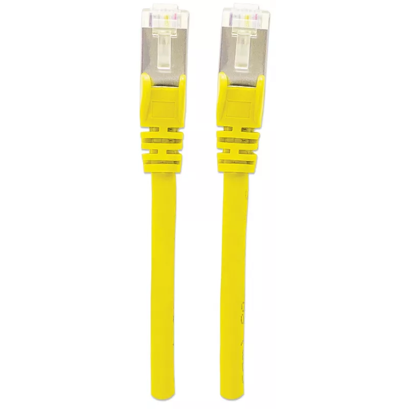 Intellinet tīkla paneļvads, Cat6A, 0,5 m, dzeltens, varš, S/FTP, LSOH / LSZH, PVC, RJ45, zeltīti kontakti, bez aizķeršanās, ar apavu, mūža garantija