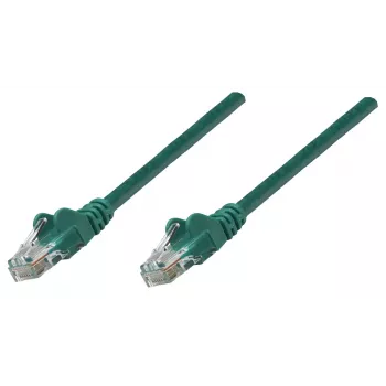 Intellinet tīkla komutācijas kabelis, Cat6A, 0,25 m, zaļš, vara, S/FTP, LSOH / LSZH, PVC, RJ45, apzeltīti kontakti, bez aizķeršanās, ar apvalku, mūža garantija