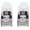 Intellinet tīkls komutācijas kabelis, Cat7 kabelis/Cat6A Plugs, 0.5m, balta, Copper, S/FTP, LSOH / LSZH, PVC, RJ45, Gold Plated Contacts, Snagless, Booted, Lifetime Warranty
