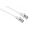 Intellinet tīkla vads, Cat6, 2 m, balts, varš, S/FTP, LSOH / LSZH, PVC, RJ45, zeltīti kontakti, bez aizķeršanās, ar aizsargapvalku, mūža garantija
