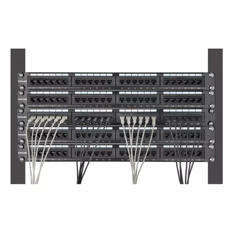 Intellinet 745130 tīkla kabelis pelēks 1 m Cat6a F/FTP (FFTP)