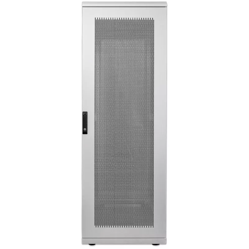 Intellinet 19 collu servera skapis - Brīvi stāvošs, 42U, 600x1000mm (platums x dziļums), Pelēks, Samontēts, Maks. 1500 kg, Daudzpunktu durvju slēdzene, Viena slēdzene katram sānu panelim, Izmantojamais dziļums 123 līdz 773 mm, IP20 aizsardzības klase, Statīvs, Tērauds