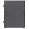 Intellinet 19 collu serveru skapis — stāvošs, 36U, 600x1200 mm (platums x dziļums), melns, plakani iepakots, maks. 1500 kg, daudzpunktu durvju slēdzene, viena slēdzene katram sānu panelim, lietderīgais dziļums 123–973 mm, IP20 novērtējums, plaukts, tērauds