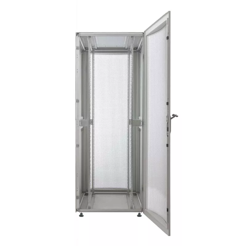 Intellinet 19 collu servera skapis - brīvi stāvošs (Premium), 26U, 600x1000 mm (platums x dziļums), pelēks, samontēts, maks. 2000 kg, daudzpunktu durvju slēdzene, dalīti sānu paneļi (divas slēdzenes katrā pusē), izmantojamais dziļums 129 līdz 829 mm, IP20 novērtējums, plaukts, alumīnijs