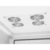 Intellinet Industrial IP55 19 collu tīkla skapis ar integrētiem ventilatoriem, 42U 800 mm dziļums, uz jumta montēts četru ventilatoru ventilācijas bloks, putekļu un ūdens strūklu aizsardzība, stāvošs, salikts, gaiši pelēks RAL7035