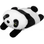 LAUT MAGMOJI maciņš — ar MagSafe saderīgs maciņš ar Pandas dizainu, ABS/plīša/auduma/metāla/neilona, melns & balts