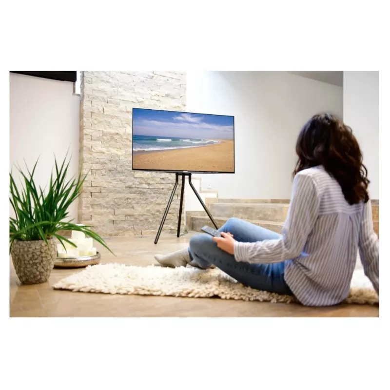 Hama 00220870 TV sienas statīvs/statīvs 190.5 cm (75 collas) Melns