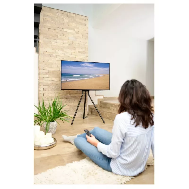Hama 00220870 TV sienas statīvs/statīvs 190.5 cm (75 collas) Melns