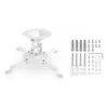 Hama 00220879 projekcijas stiprinājums Griestu Balts