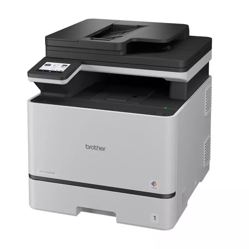 Daudzfunkciju printeris Brother MFC-L8730CDW — lāzera, A4, krāsains, 2400×600 DPI, 31 lpp./min, Wi‑Fi, dupleksā druka