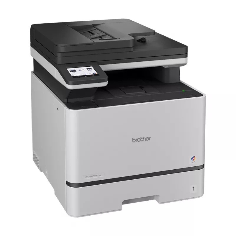 Daudzfunkciju printeris Brother MFC-L8730CDW — lāzera, A4, krāsains, 2400×600 DPI, 31 lpp./min, Wi‑Fi, dupleksā druka