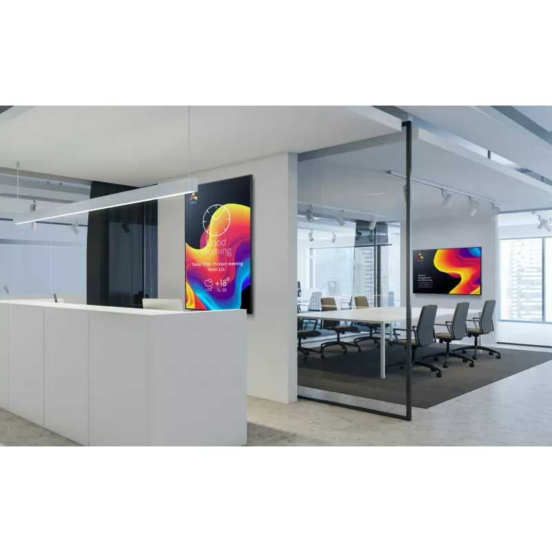 Sharp PN-ME752 digitālā izkārtne plakans panelis 190,5 cm (75 collas) LED 450 cd/m² 4K Ultra HD melns Android