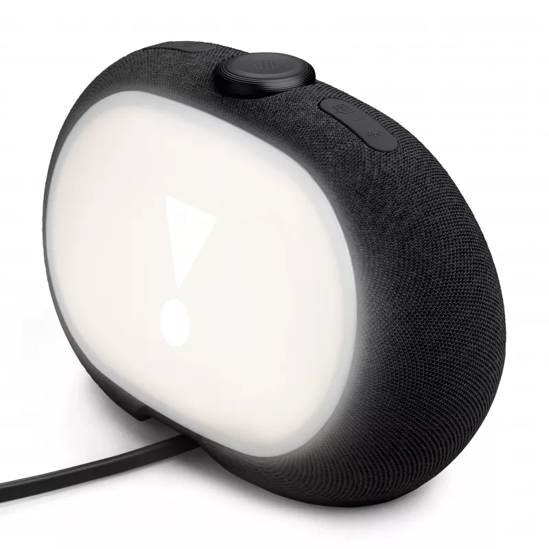 Pulksteņa radio JBL HORIZON 3 — DAB/DAB+/FM, 5 W RMS, 65–20 000 Hz, LCD displejs, rotējoša skaļuma regulēšana, melna