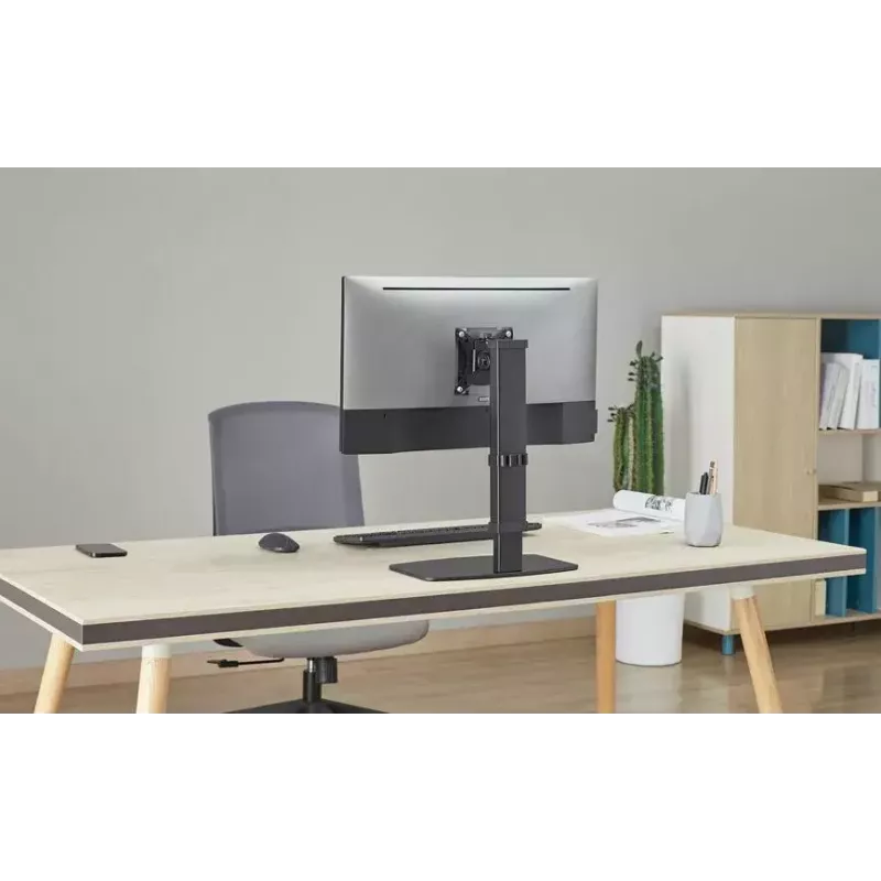 Equip 17 collu-32 collu brīvi stāvošs monitoru statīvs melns 8 kg ietilpība