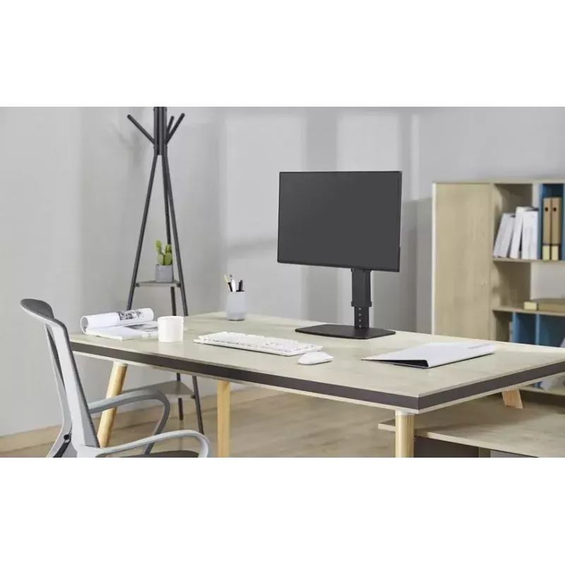 Equip 17 collu-32 collu brīvi stāvošs monitoru statīvs melns 8 kg ietilpība