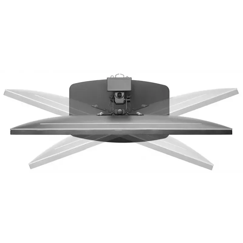 Equip 17 collu-32 collu brīvi stāvošs monitoru statīvs melns 8 kg ietilpība