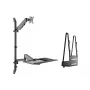 Equip 17 inch-32 inch Single Monitor Wall-Mounted Workstation