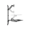 Equip 17 inch-32 inch Single Monitor Wall-Mounted Workstation