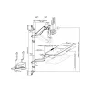 Equip 17 inch-32 inch Single Monitor Wall-Mounted Workstation