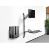 Equip 17 inch-32 inch Single Monitor Wall-Mounted Workstation