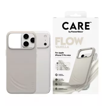 PanzerGlass CARE by ® Feature FLOW Case Vanilla w. MagSafe iPhone 17 Pro Max