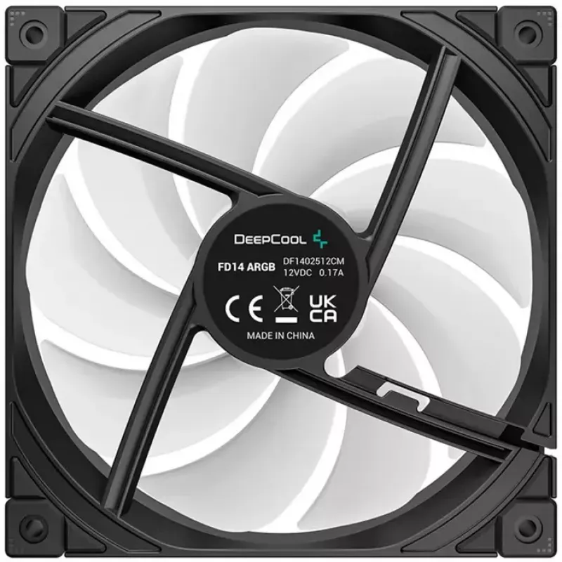 Dzesēšanas ventilators DeepCool FD14 ARGB 140mm 3in1 — 140 mm, ARGB, 3 gab. komplekts