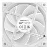 12 cm DeepCool FD12 ARGB datora korpusa ventilators, balts, 400–2050 apgr./min, hidrauliskais gultnis