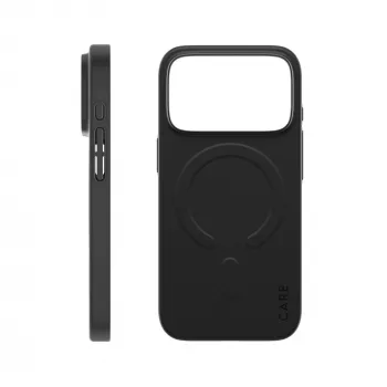 Aizsargājošs tālruņa futrālis PanzerGlass CARE™ SL1M ar MagSafe iPhone 17 Pro — melns
