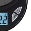 Elektroniskie virtuves svari Xavax Jewel Melns Oval — max 0.5 kg, precizitāte 0.1 g, CR2032 baterija, 130×100×15 mm