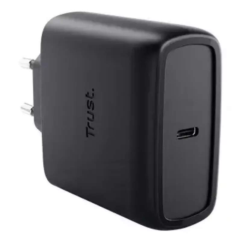 Lādētājs Trust Maxo 65W USB-C GaN lādētājs iekštelpām AC klēpjdatoriem viedtālruņiem planšetdatoriem