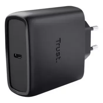 Lādētājs Trust Maxo 65W USB-C GaN lādētājs iekštelpām AC klēpjdatoriem viedtālruņiem planšetdatoriem