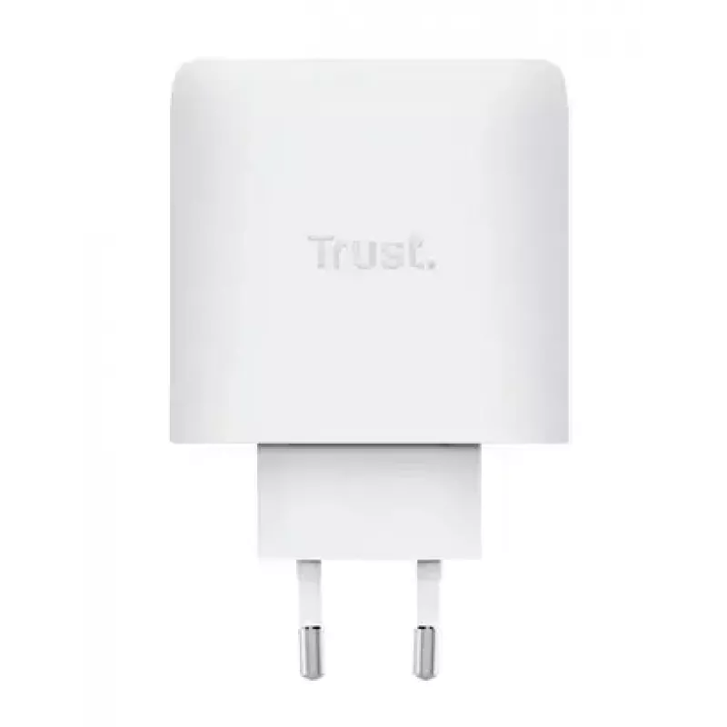 Lādētājs Trust Maxo 65W USB-C GaN lādētājs iekštelpām AC klēpjdators viedtālrunis planšetdators