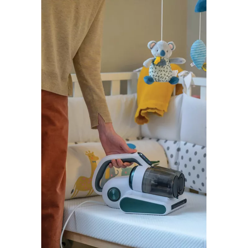 Hoover HMC510UV 011 rokas putekļsūcējs Sage, balts Bezmaisa