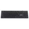 Manhattan tastatūra USB vadu, melna, pilna izmēra taustiņi, 1,5 m kabelis, USB-A savienojums, Plug and Play, trīs gadu garantija