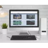 Manhattan tastatūra USB vadu, melna, pilna izmēra taustiņi, 1,5 m kabelis, USB-A savienojums, Plug and Play, trīs gadu garantija