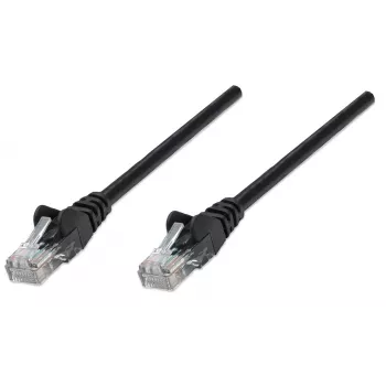 Intellinet tīkla komutācijas kabelis, Cat6A, 0,25 m, melns, varš, S/FTP, LSOH / LSZH, PVC, RJ45, zeltīti kontakti, bez aizķeršanās, ar aizsargapvalku, mūža garantija