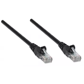Intellinet tīkla komutācijas kabelis, Cat6A, 0,25 m, melns, varš, S/FTP, LSOH / LSZH, PVC, RJ45, zeltīti kontakti, bez aizķeršanās, ar aizsargapvalku, mūža garantija
