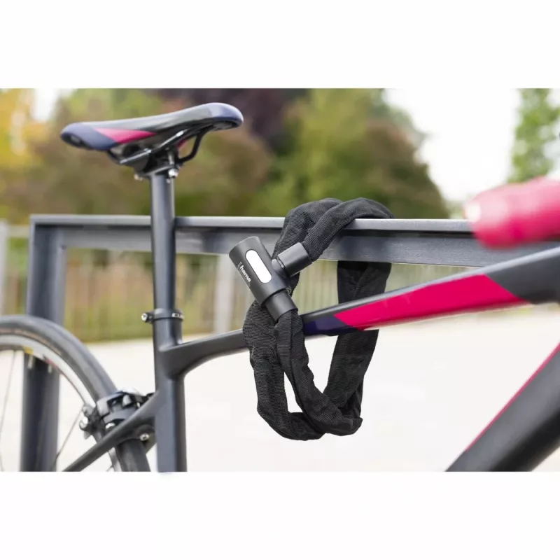 Hama 00178138 velosipēda slēdzene Melna 1200 mm ķēdes slēdzene