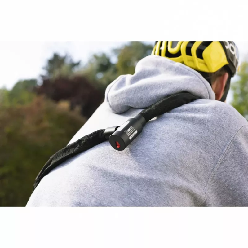 Hama 00178138 velosipēda slēdzene Melna 1200 mm ķēdes slēdzene