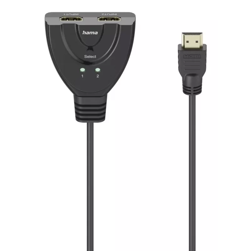 Hama 4K HDMI 2x1 pārslēgs, 2x HDMI ligzda - 1x HDMI spraudnis