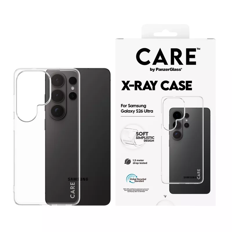 PanzerGlass CARE X-Ray aizsargapvalks Samsung Galaxy S26 Ultra (CR28792) – caurspīdīgs aizsargtelefonapvalks