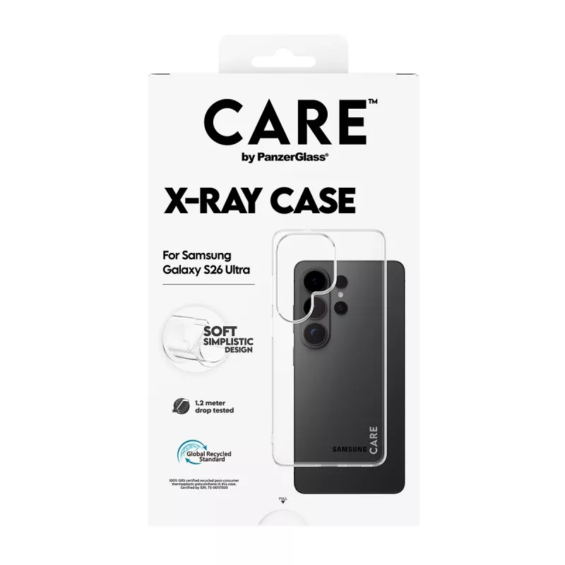 PanzerGlass CARE X-Ray aizsargapvalks Samsung Galaxy S26 Ultra (CR28792) – caurspīdīgs aizsargtelefonapvalks