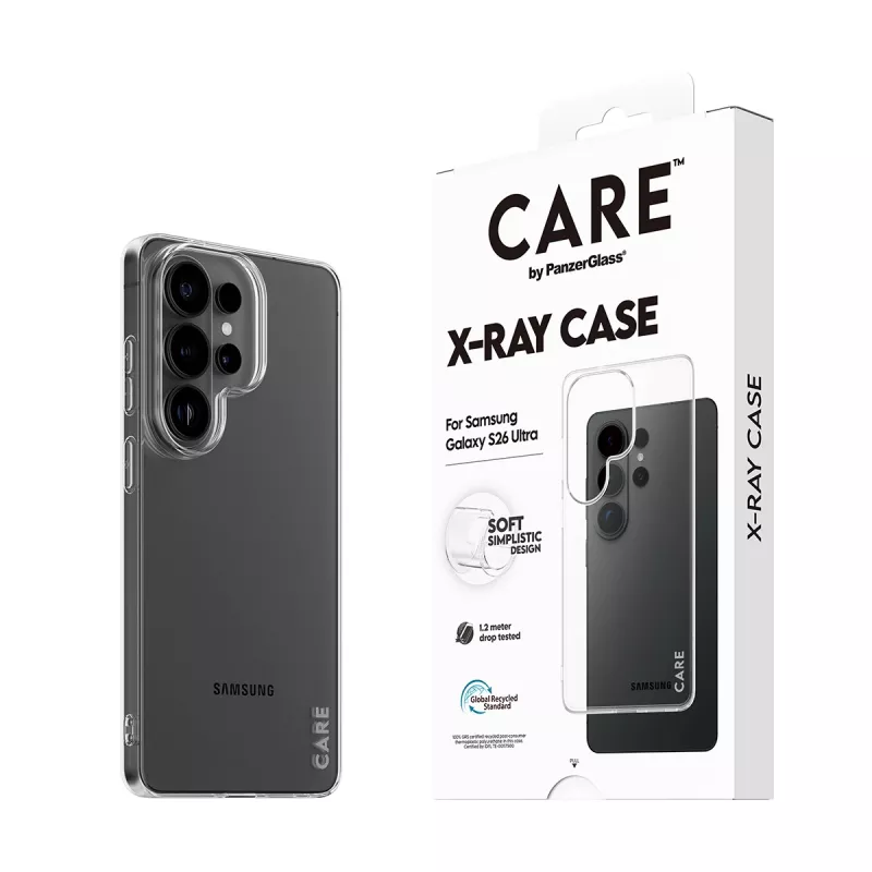 PanzerGlass CARE X-Ray aizsargapvalks Samsung Galaxy S26 Ultra (CR28792) – caurspīdīgs aizsargtelefonapvalks