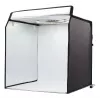 Mini foto studija HAMA salokāma kaste ar LED gredzena gaismu 50×50 cm, modelis 00004664