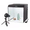Mini foto studija HAMA salokāma kaste ar LED gredzena gaismu 50×50 cm, modelis 00004664