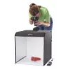 Mini foto studija HAMA salokāma kaste ar LED gredzena gaismu 50×50 cm, modelis 00004664